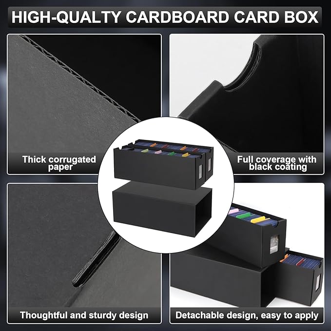 Card Storage Box, 11000+ Trading Card Storage 2000+ Toploader Card Storage Box - Image 6