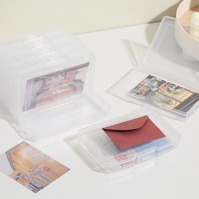 novelinks 6 Pcs 4"x6" Plastic Photo Storage Boxes - Image 5