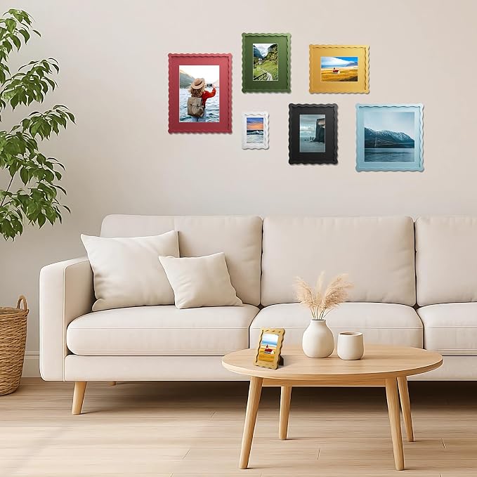 10x10 Wavy Picture Frame With Mat - Image 6