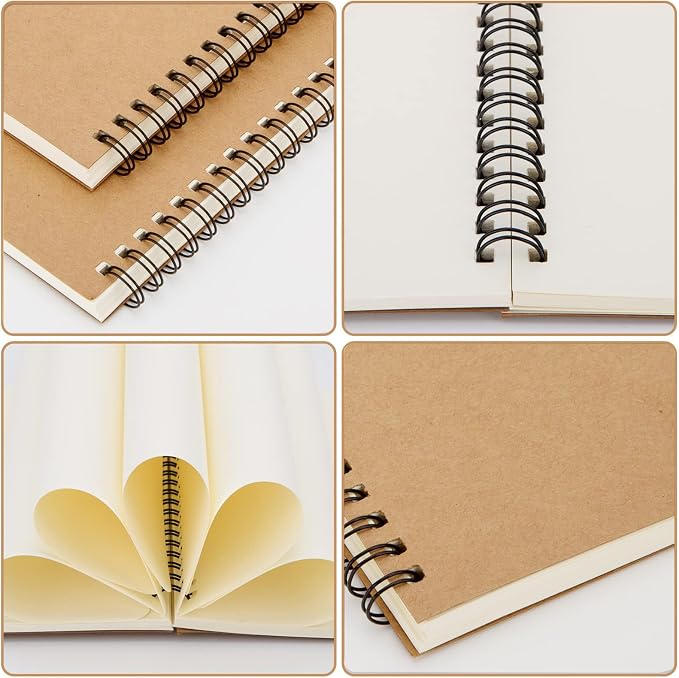 6 Pack Unlined Spiral Notebook for Work - Image 5