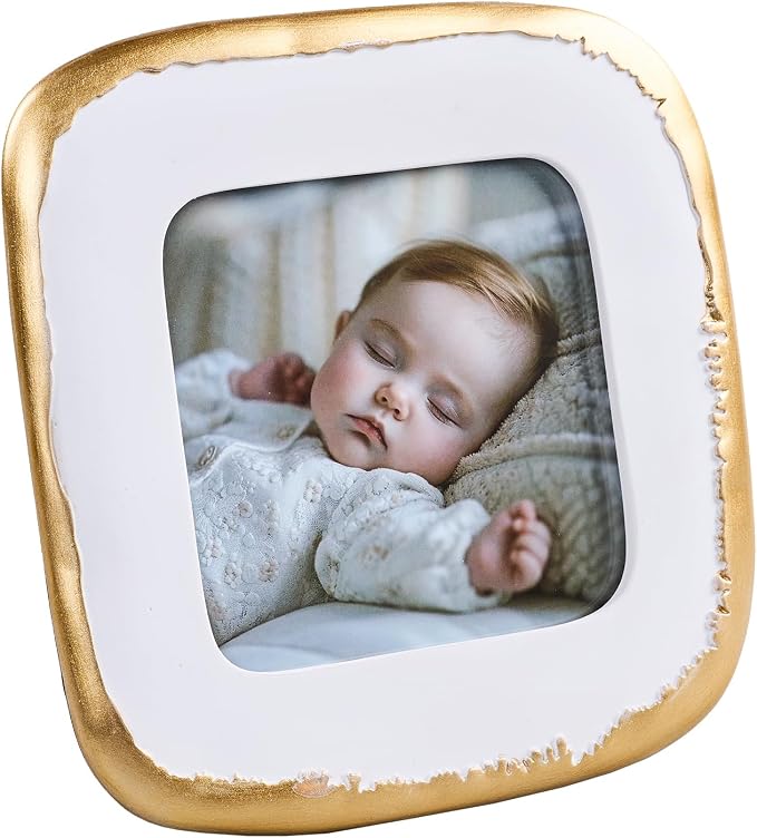4x4 Picture Frame, Ornate Photo Frame, Hand-Crafted Resin Table Frame, Hanging by ZIHARA