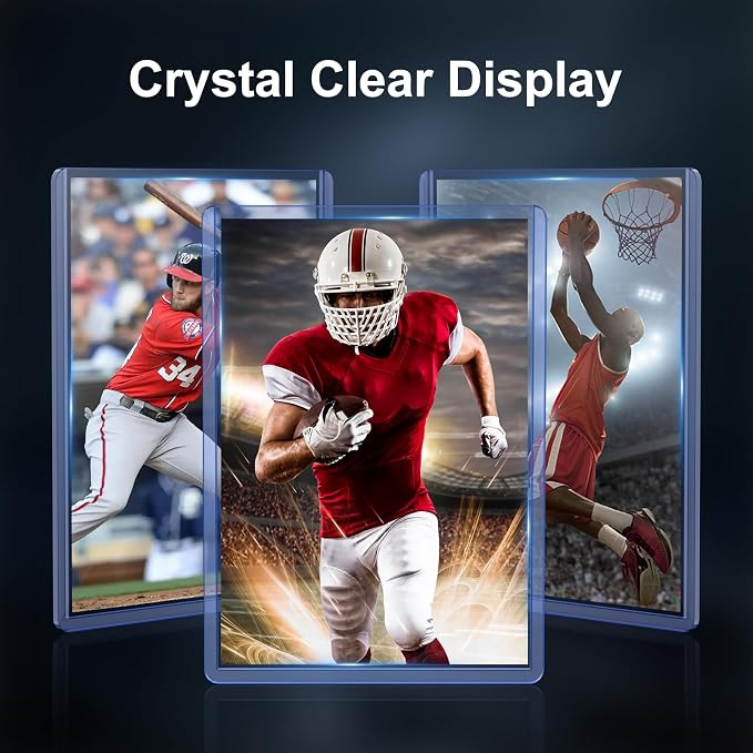 200 Card Sleeves Hard Plastic, Premium Trading Card Holder - Image 2
