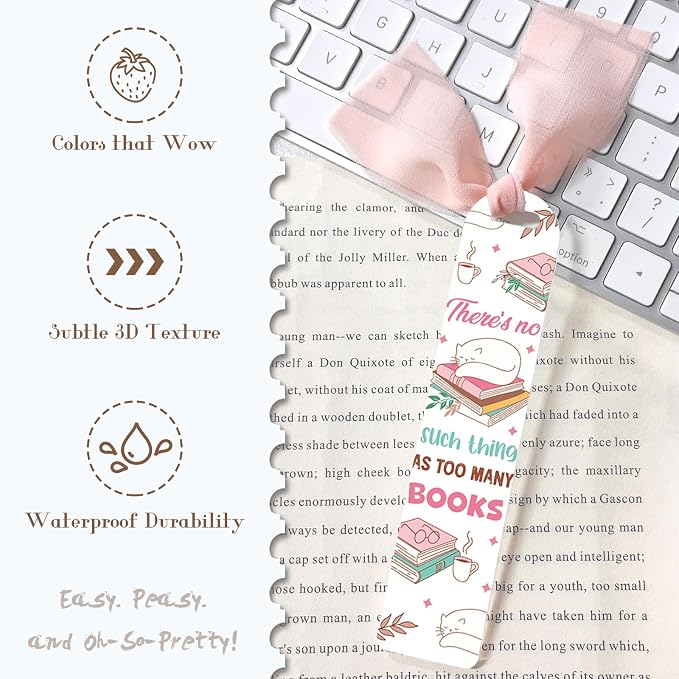 Dazoratix Book Lovers Acrylic Bookmarks - Image 4