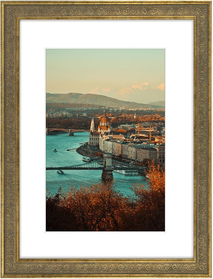 Golden State Art, 12x16 Ornate Finish Photo Frame by GoldenStateArt