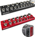 1/2" Magnetic Socket Organizer Set, 2-Piece SAE & Metric Socket Holder Kit,，Tools tray， holds 35 Deep and Shallow 1/2" Sockets, attaches to steel box/tool cart (sockets not included)