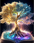 Tree of Life Stamped Cross Stitch Kits by DIYHomeDecor