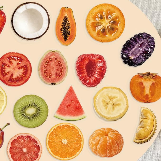 50 Pcs Clear PET Fruit Aesthetic Stickers - Image 5