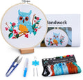 BERYA Owl Embroidery Kit, Embroidery Kit by BERYA