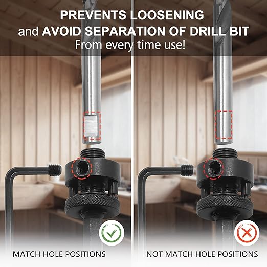 1-1/2 Inch Hole Saw with 1/2" Triangle Shank Quick Change Arbor, JTemgle Bi-Metal Hole Saw Heavy Duty Hole Cutting Tool for Cornhole Boards, Recessed Lights, Wood, Plastic, Drywall & Soft Metal