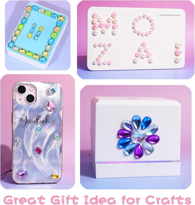 Gem Stickers for Kids Shiny Self Adhesive Stick On Rhinestones Jewel Diamond - Image 7