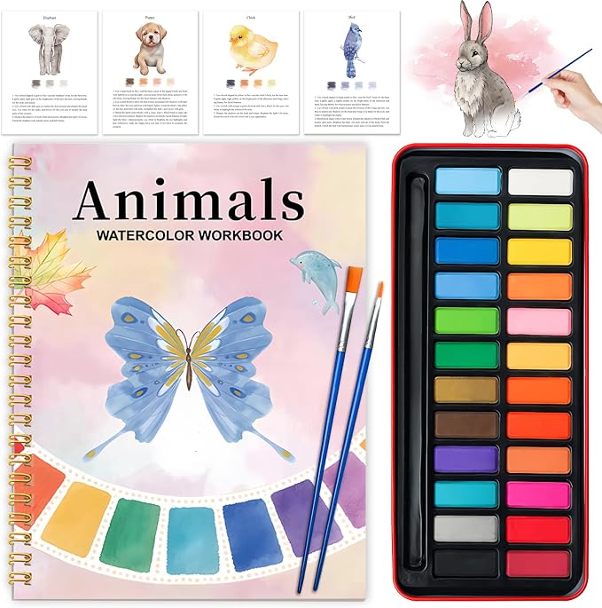Watercolor Workbook by Cbcmpica