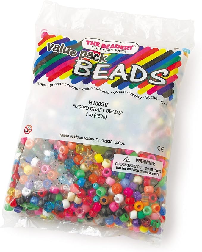 The Beadery 1-Pound Bag of Mixed Craft Beads - Image 3