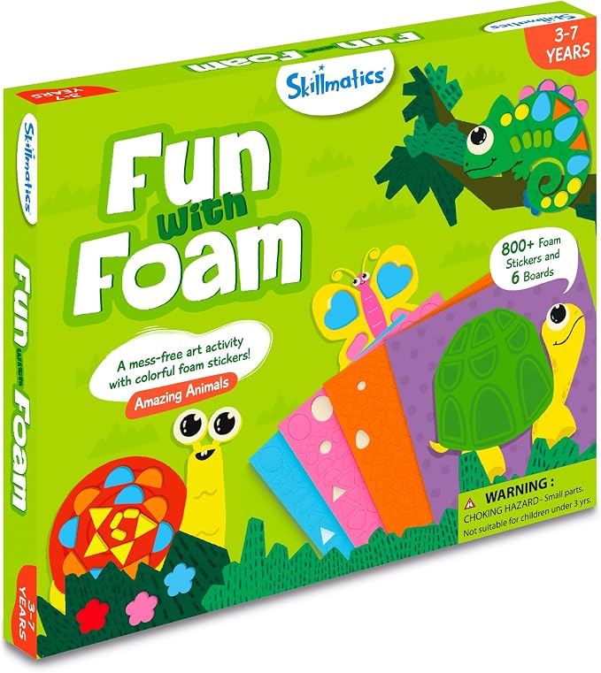 Skillmatics Foam Sticker Art Activity – Animals, Mess-Free Fun - Image 7