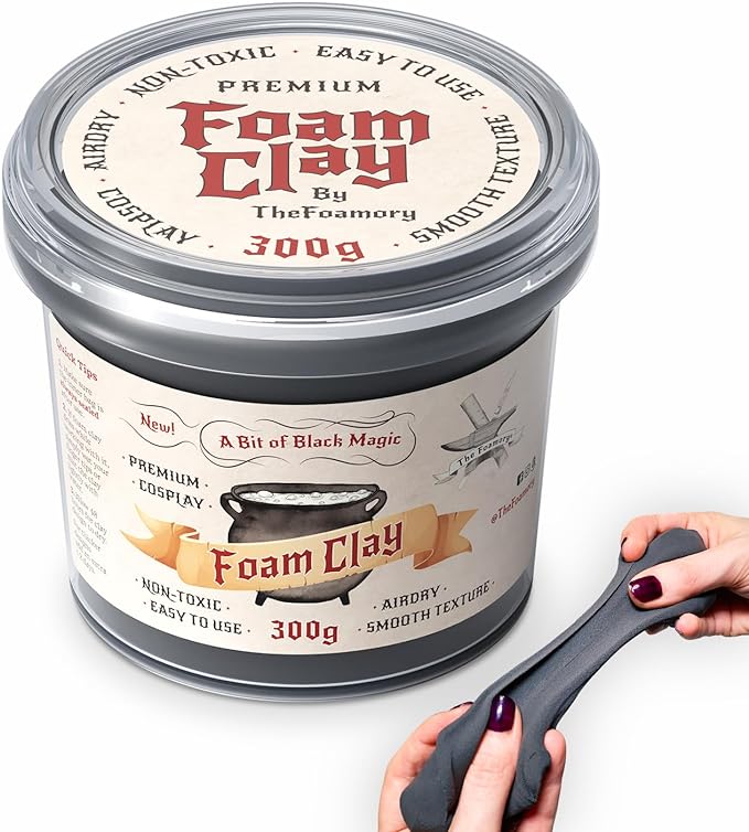 The Foamory Moldable Cosplay Foam Clay High Density Air Dry Clay, EVA Foam by TheFoamory
