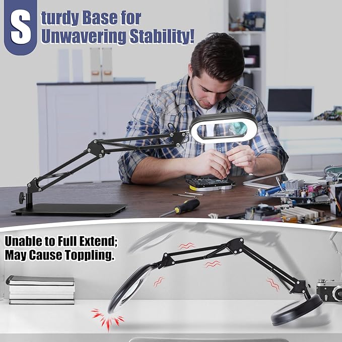 Drdefi 12X Square Magnifying Glass - Image 4
