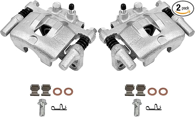 SCITOO 18B5039 18B5038 Disc Brake Calipers Assembly with Bracket Fit For Chrysler 200 / Sebring,For Dodge Avenger/Caliber,For Jeep Compass 07-17,For Jeep Patriot 07-17,For Mitsubishi Lancer 08-17