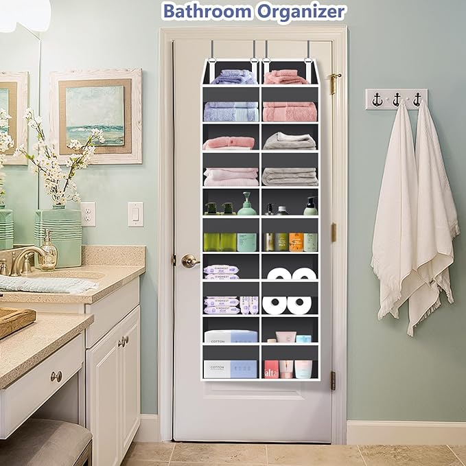 UVIAHOMI Heavy Duty Over The Door Organizer 5 Tiers, Extra Large Behind Door - Image 7
