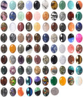 Wholesale Lot Multi-color Gemstone Round Oval Cab Cabochon by Justinstones