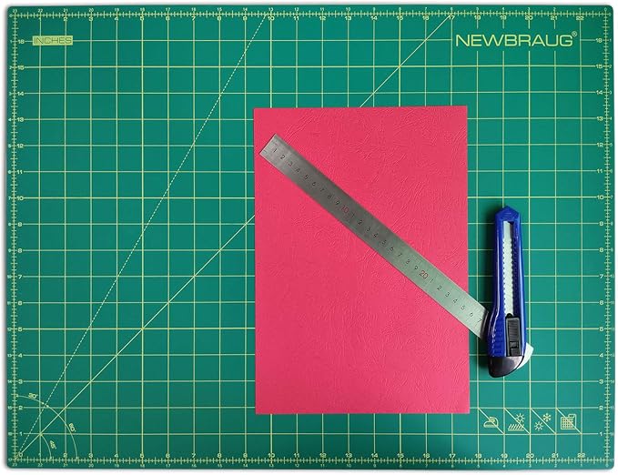 NEWBRAUG 18'' × 24'' Perfect Self Healing Cutting Mat, Non-Slip Gridded Rotary - Image 9