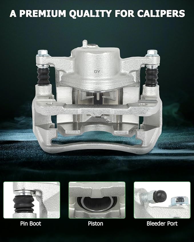 SCITOO 19B1461 19B1460 Front Left & Right Disc Brake Calipers Assembly w/Bracket For Acura For CL/For Integra/For TL,For Honda For Accord/For CR-V/For Odyssey/For Prelude,For Isuzu For Oasis