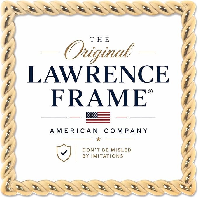 Lawrence Frames Metal Frame, Rope Design, 4x4 Square - Image 2