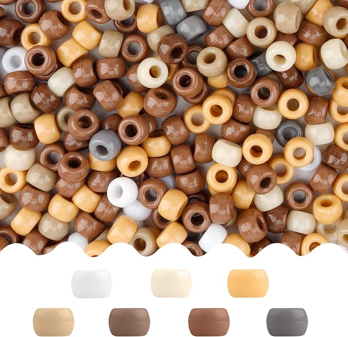 Pony Beads 4000 Pcs for Bracelets, Jewelry Making, Crafts by anpiwshjo