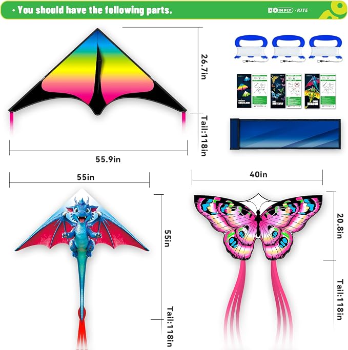 Kite for Ages 8-12, Single Line String Professional Kites for Beach and Outdoor - Image 6