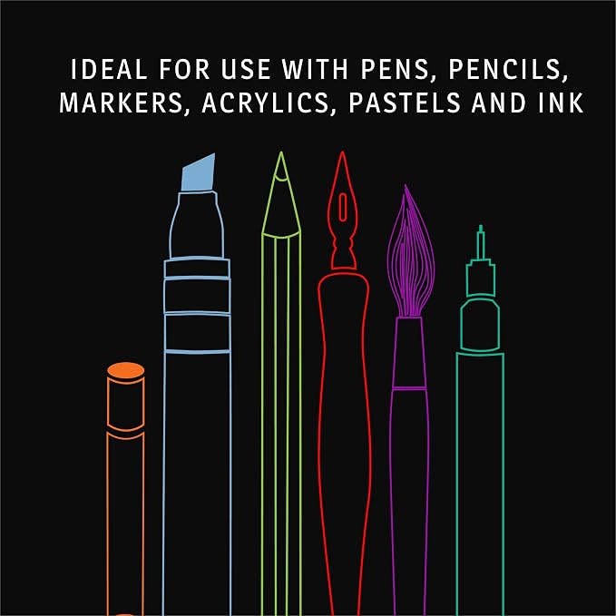 Speedball Art Products Mixed Media Paper Pad, 9-Inch by 12-Inch - Image 5