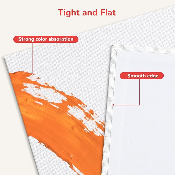 160 Pack 5x7 Inch Small Painting Canvas Boards - Image 4
