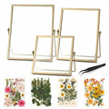 Relaxing Garden Floating Double Glass Frame Set, 3 Sizes 6x6 6x8 7x9 by RlexingGarden%E2%80%98sDecor