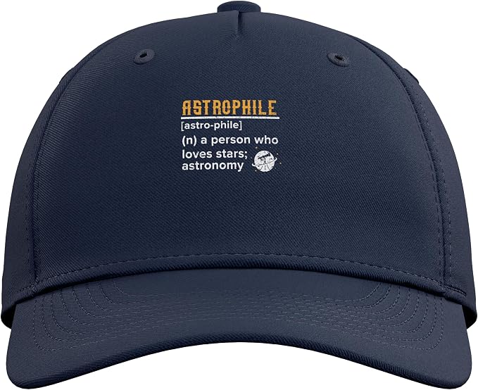 Astrophile Astronomy Astronomer Constellations Telescope Adjustable Baseball Hat - Image 2