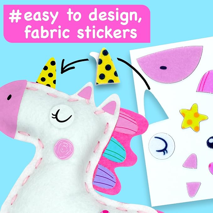 EZCRA Unicorn Sewing Kit for Kids Ages 4-8 - Image 5