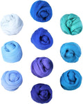 Flylin Needle Felting Wool, 10 Colors Fiber Wool Yarn Roving Set | 10g per Color by Flylin