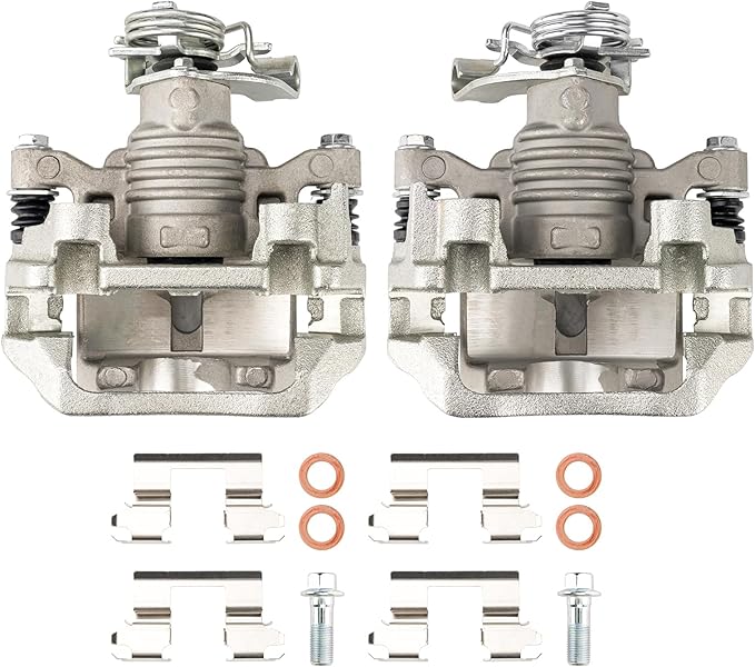 Torchbeam Rear Brake Calipers Set for Chevrolet 2005-2012 Malibu, Pontiac 2005-2010 G6, Chevrolet 2008 2010 HHR, Saturn 2007-2009 Aura, Rear Left and Rear Right Calipers Replace # 18B4892+18B4893
