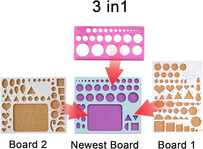 YURROAD Paper Quilling Template Board - Image 3