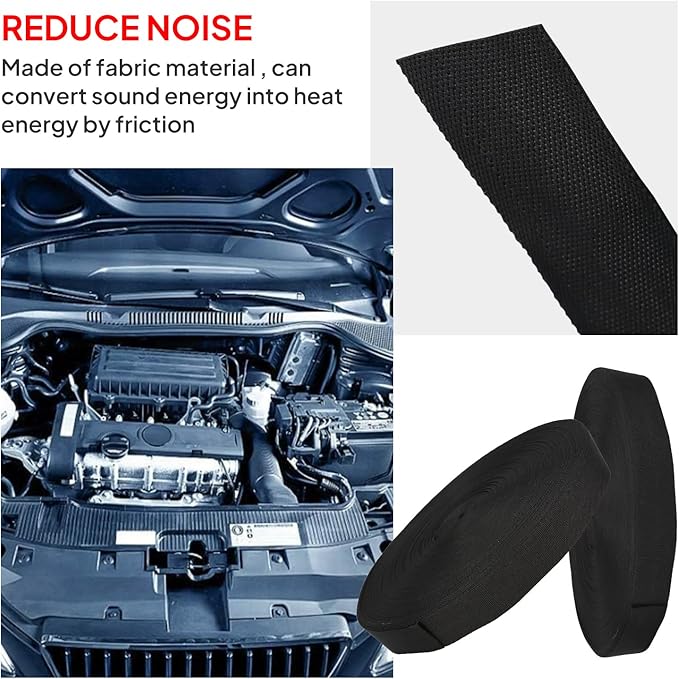 2 in 1 Heat Shrink Braided Sleeving Fabric Tubing-Perfectly fit Irregular Shape Hose/Cable/Wire (3/8"(10mm), 32FT)