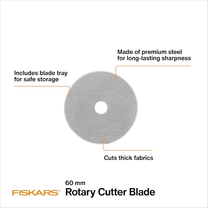Fiskars 60mm Titanium Rotary Blades - Image 2