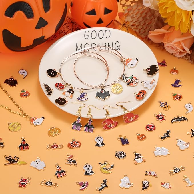 100Pcs 50 Pairs Halloween Charms - Image 6
