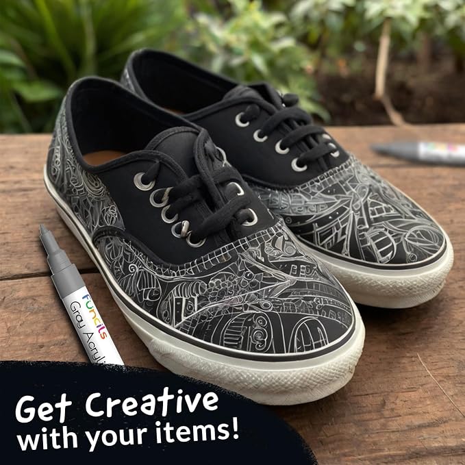5 Grey Acrylic Paint Pen - Image 8