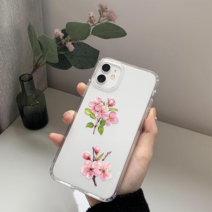 Pink Floral Waterproof Stickers - Image 4