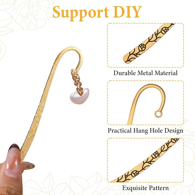 24 Pcs Metal Bookmark DIY Bookmarks - Image 3
