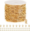 SMYHTGLIF 5 Meters Gold Chain Bulk by SMYHTGLIF