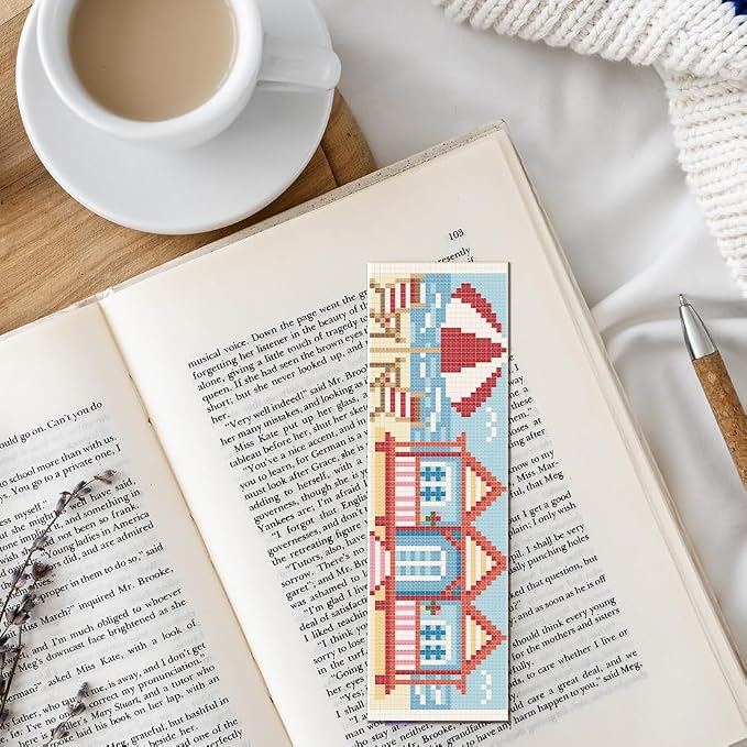 FREEBLOSS 6 PCS Cross Stitch Bookmark Kits - Image 7