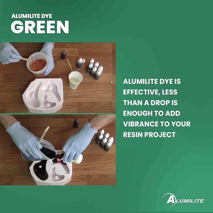 Alumilite Liquid Dye Green 1 Oz, Highly Concentrated Dye - Image 4