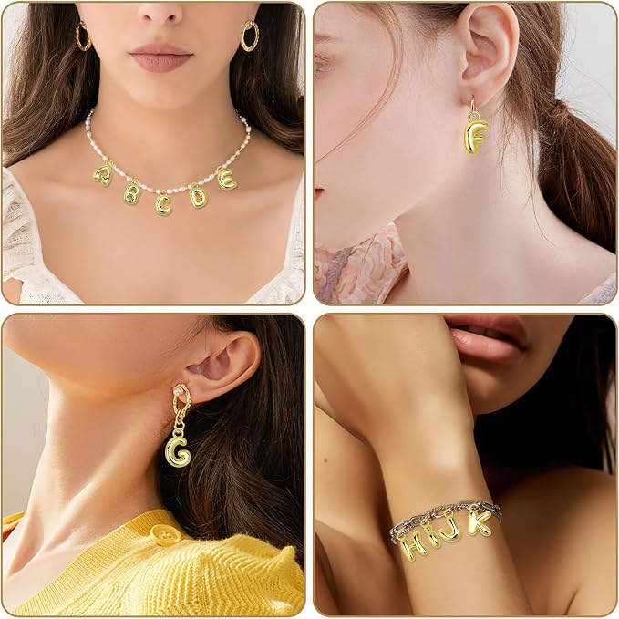 SANNIX 26Pcs Letter Charms, Initial Letter Charm - Image 7
