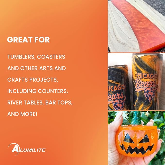 Alumilite Liquid Dye Orange 1 Oz, Highly Concentrated Dye - Image 2
