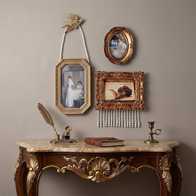 Wonderjune 3 Pcs Vintage Picture Frames Set - Image 7