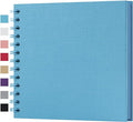potricher 7 x 7 Inch DIY Scrapbook Album 40 Pages Hardcover Kraft Paper Scrap by potricher
