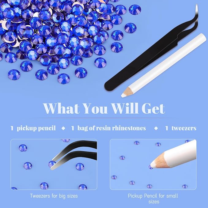 1500PCS 6mm Resin Rhinestones Bulk - Image 7