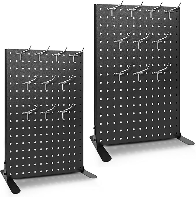 2PCS Pegboard Display Stand by UPPCASIR